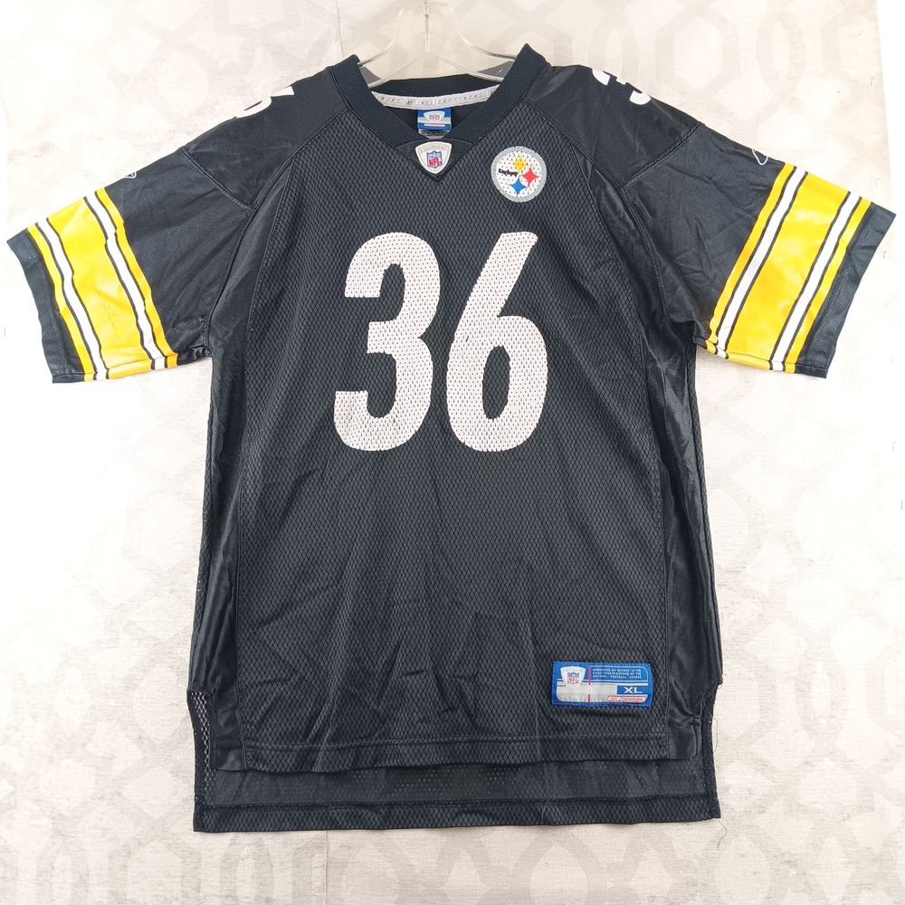 Kids Pittsburgh Steelers Jerome Bettis 36 Jersey NFL Reebok XL